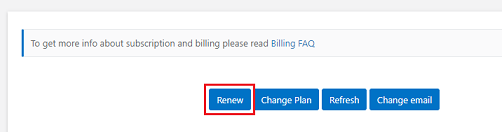 Renew subscription