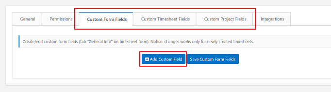 Custom fields